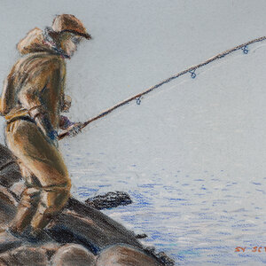 Man Fishing